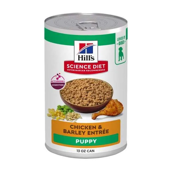 Lata Hills PUPPY. Receta de pollo y cebada - 13 Onz.