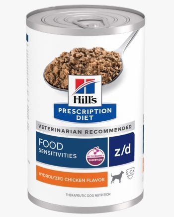 Alimento para perro especial para alergias y sensibilidad a los alimentos 13 Onz. Z/D