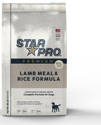 STAR PRO LAMB MEAL & RICE 40 Lbs (cordero y arroz)