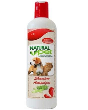 Natural Pet Shampoo Antipulgas 16 onz.