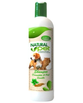 Natural Pet Shampoo para Dermatitis y piel sensible 16onz.