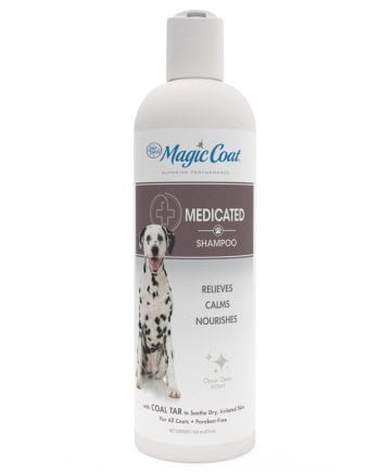 Shampoo medicado para perros 16onz.