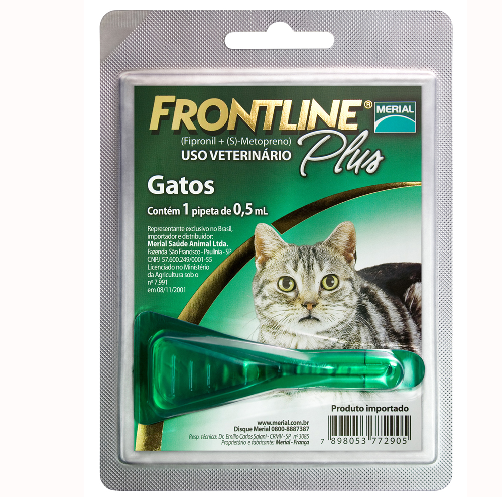 Frontline Plus Para Gatos 0 5ml Banana Pet