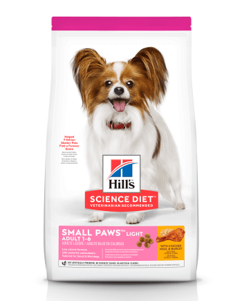 Concentrado Hills Adulto Small Paws Light - Sabor a Pollo