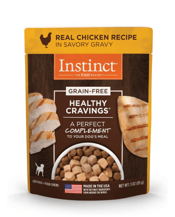POUCHES INSTINCT HEALTHY CRAVINGS CHICKEN - 3 ONZ para PERRO