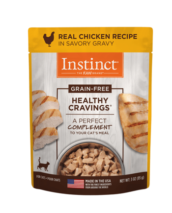 POUCHES INSTINCT HEALTHY CRAVINGS CHICKEN - 3 ONZ. para GATO