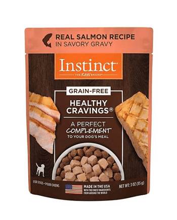 POUCHES INSTINCT HEALTHY CRAVINGS SALMON - 3 ONZ. para PERRO