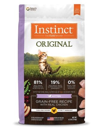 INSTINCT ORIGINAL GRAIN-FREE KITTEN. 4.5 Lbs