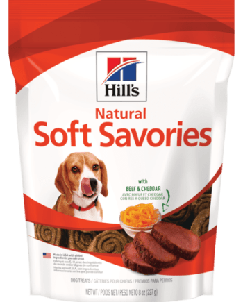 SOFT SAVORIES BEEF & CHEDDAR TREATS - 8ONZ