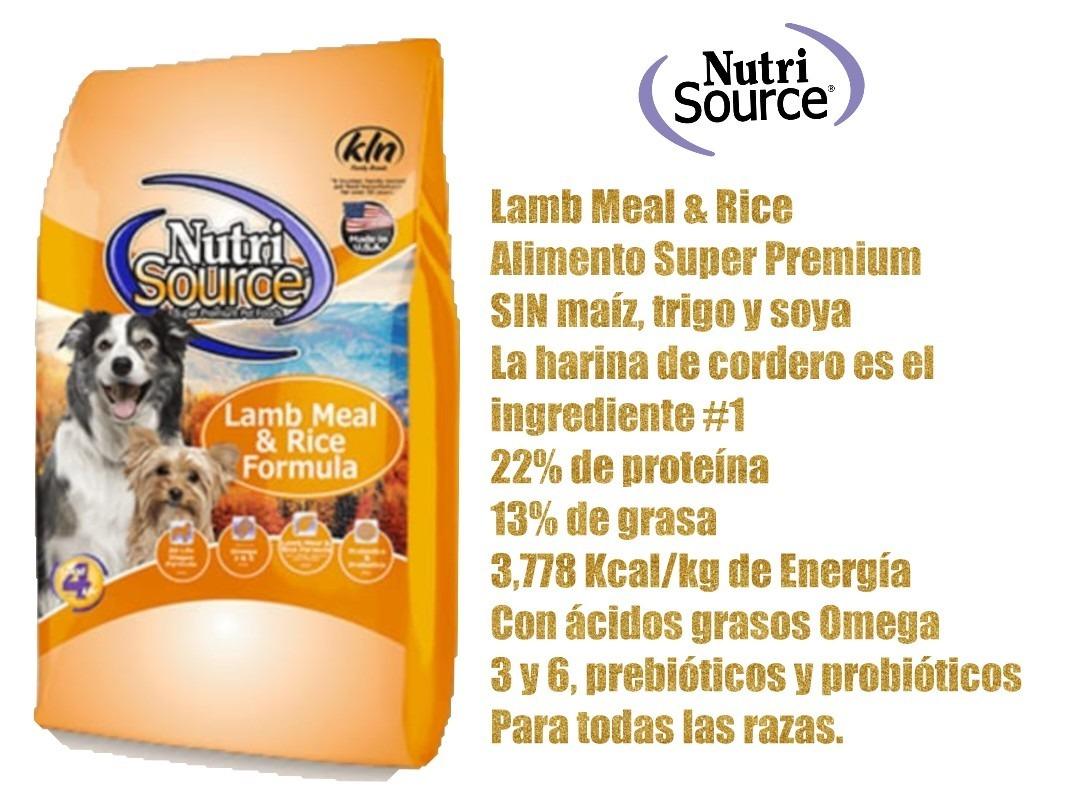 NUTRISOURCE LAMB MEAL & RICE BananaPet