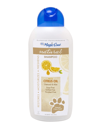 MAGIC COAT NATURAL SHAMPOO WITH CITRUS OIL - 16 ONZ.