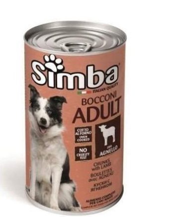 SIMBA LATA PARA PERRO - CHUNKS DE CORDERO