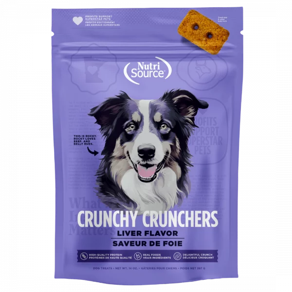 NUTRISOURCE TREATS BISCUITS LIVER- sabor higado 14onz