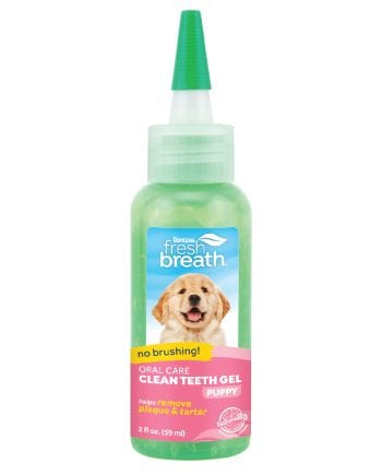 FRESH BREATH ORAL CARE CLEAN TEETH GEL -Gel cuidado dental cachorro 2oz