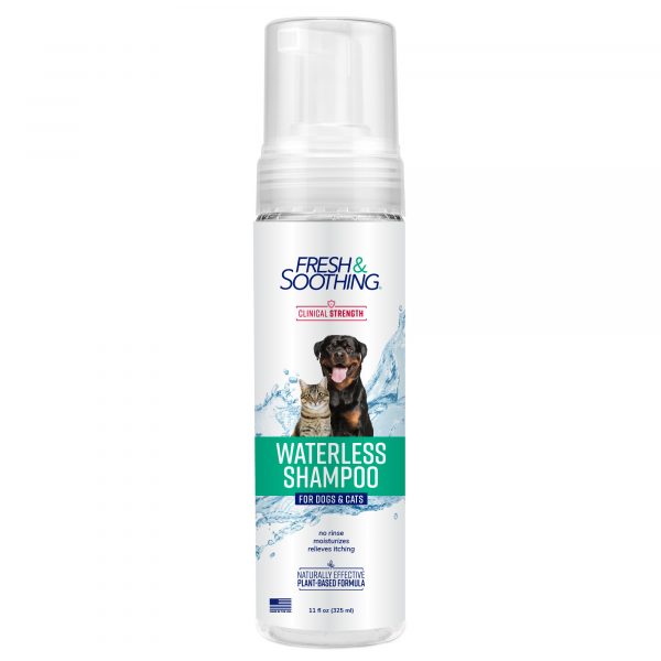 FRESH & SOOTHING NATURAL WATERLESS FOAMING SHAMPOO-Baño en seco 11oz