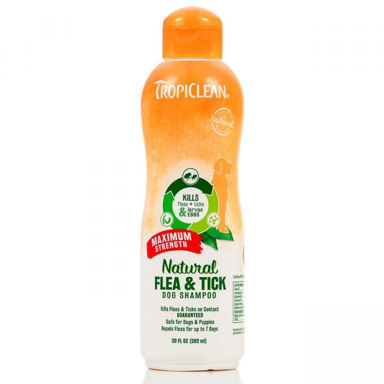 TROPICLEAN NATURAL FLEA & TICK MAXIMUM STRENGTH DOG SHAMPOO Shampoo