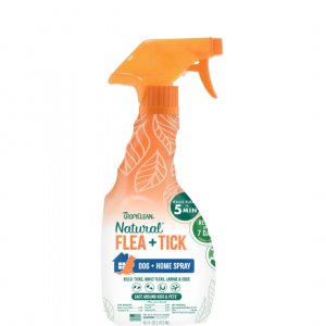 TROPICLEAN NATURAL FLEA & TICK DOG AND BEDDING SPRAY-Spray antipulgas y garrapatas 16oz.