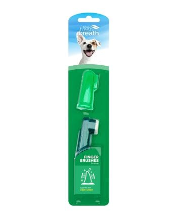 FRESH BREATH FINGER BRUSHES-Dedal para cepillado perro y gato