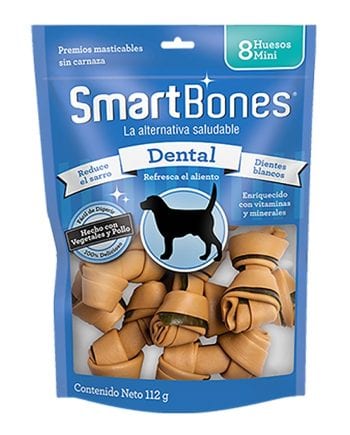 SMARTBONES HUESO MINI DENTAL – 8 unidades