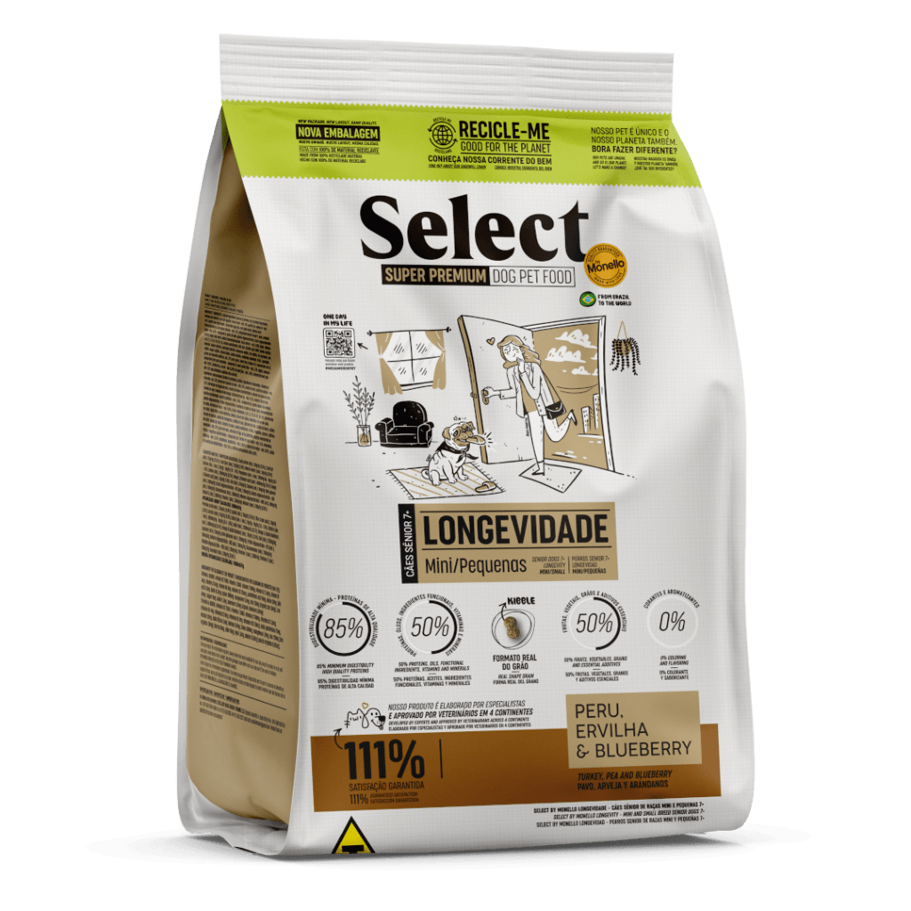 SELECT PERROS SENIOR 7+ Razas mini y pequeñas BananaPet