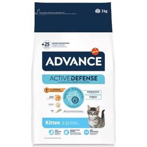 ADVANCE CAT-KITTEN-Gato cachorro Pollo y arroz