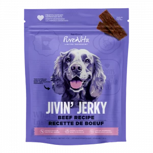 NUTRISOURCE TREATS PURE VITA JERKY STRIPS Beef 4oz. - Perro