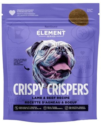 NUTRISOURCE TREATS CRISPY CRISPERS PERRO- Cordero y carne 4oz