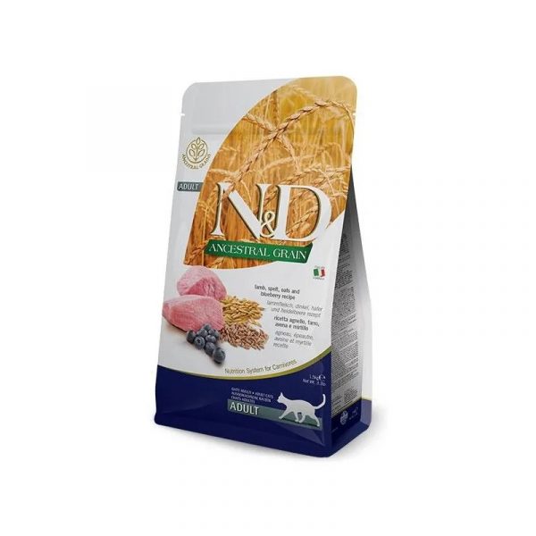 N&D ANCESTRAL GATO CORDERO Y ARANDANOS