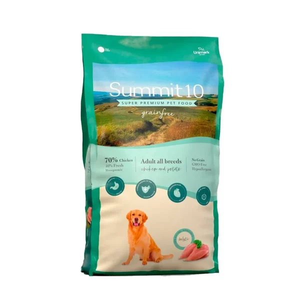SUMMIT 10 GRAIN FREE POLLO & PAPA - PERRO
