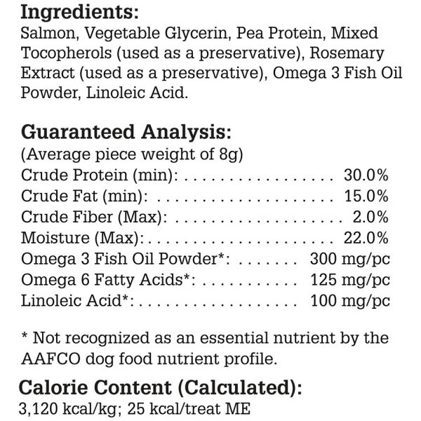 TREAT ACTIVPETZ SALMON JERKY SKIN & COAT FORMULA  - Perro 7onz
