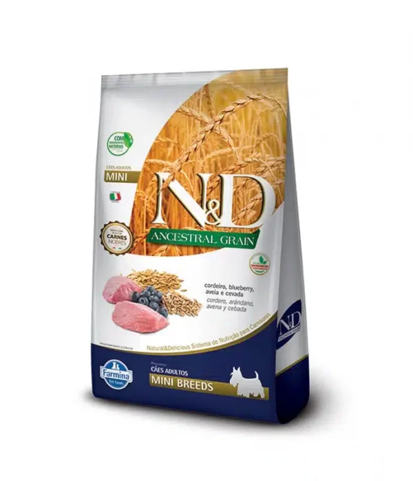 N&D ANCESTRAL CORDERO Y ARANDANOS ADULTO MINI - Perro
