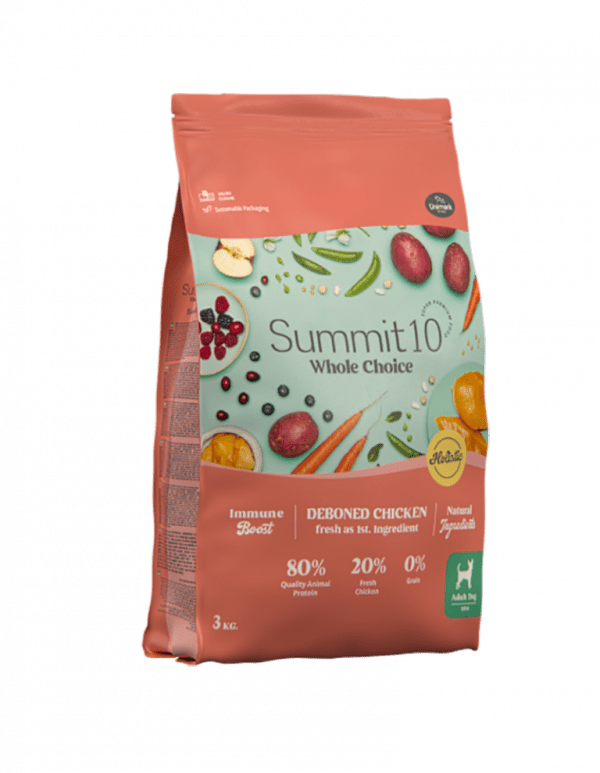 SUMMIT 10 WHOLE CHOICE GRAIN FREE PERRO MINI- 3kg