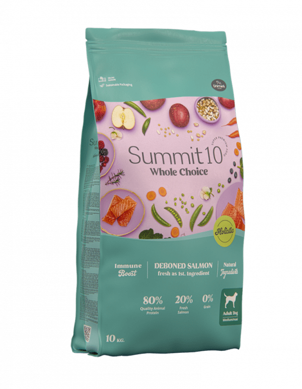 SUMMIT 10 WHOLE CHOICE GRAIN FREE PERRO SALMON