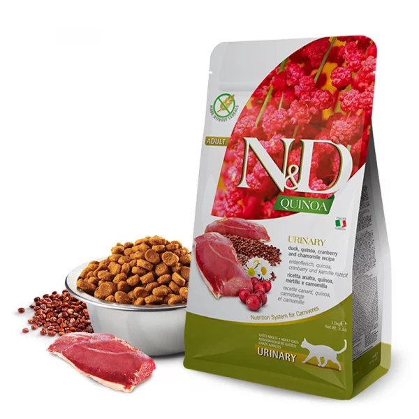 N&D QUINOA FELINO URINARY ADULTO PATO