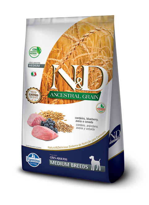 N&D Ancestral Cordero Adulto Medium 2.5kg- Perro