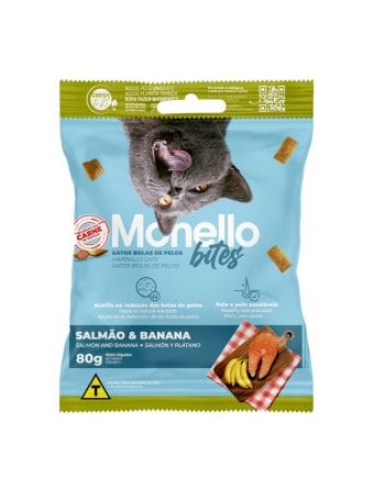 TREATS MONELLO BITES GATOS – BOLAS DE PELOS 80g