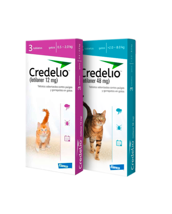 CREDELIO ANTIPULGAS GATO caja de 3 tabletas