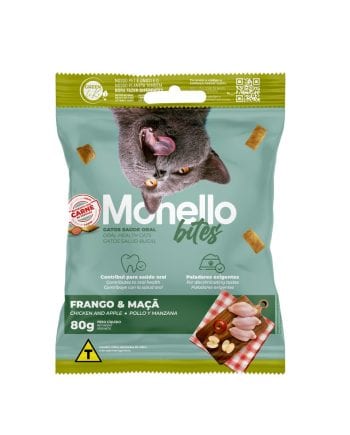 TREATS MONELLO BITES GATOS – SALUD BUCAL 80g