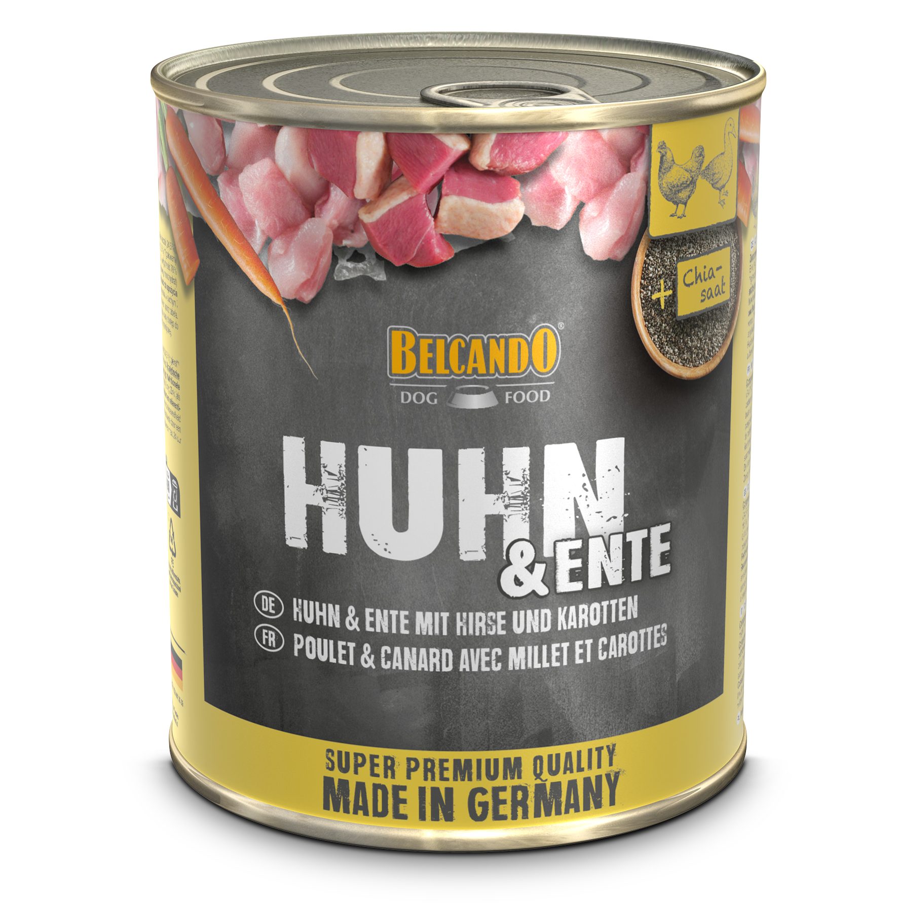BELCANDO LATA POLLO Y PATO CON MIJO Y ZANAHORIA-PERRO