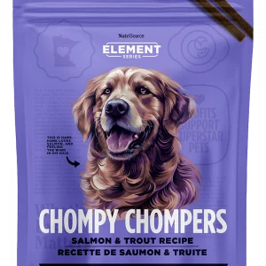 TREAT NUTRISOURCE CHOMPY CHOMPERS SALMON Y TRUCHA- Perro 170 gr (6 oz)