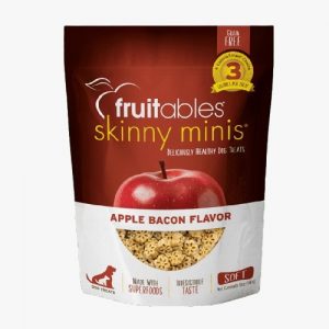 FRUITABLES DOG TREATS SKINNY MINIS APPLE BACON-Treats suaves para raza mini-pequeña sabor manzana y tocino