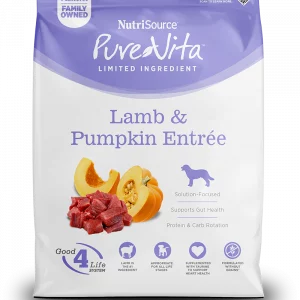 NUTRISOURCE PURE VITA LAMB & PUMPKIN ENTRÉE