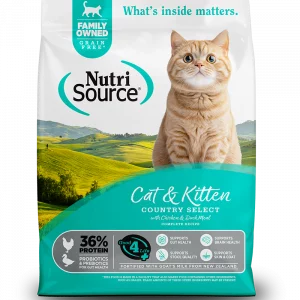 NUTRISOURCE GRAIN FREE CAT&KITTEN COUNTRY SELECT POLLO Y PATO-Gatos y gatitos