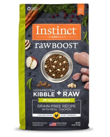 INSTINCT RAW BOOST GRAIN-FREE CHICKEN – HEALTHY WEIGHT 4lbs