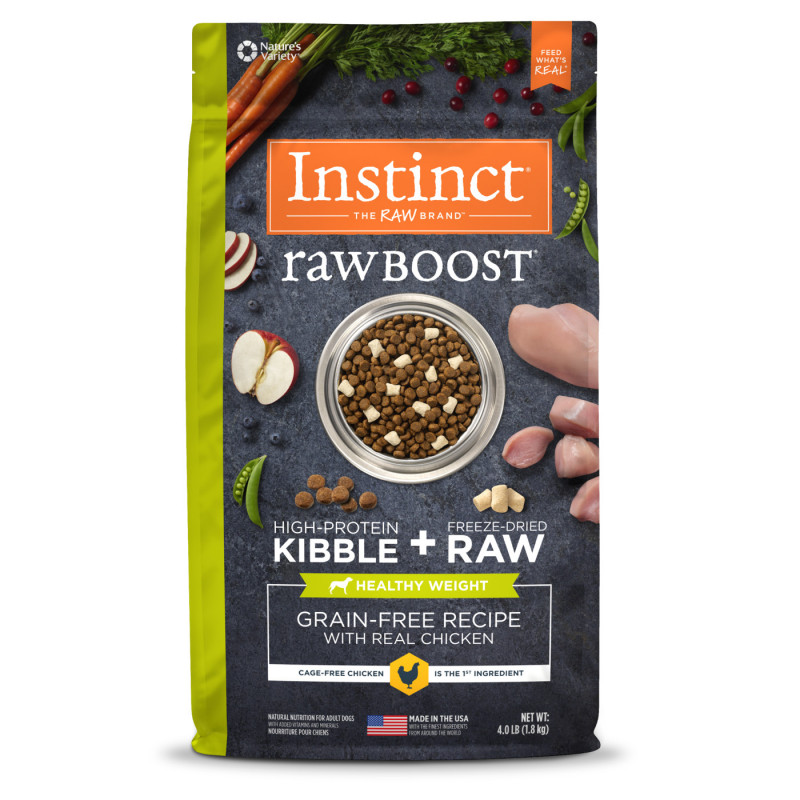 INSTINCT RAW BOOST GRAIN-FREE CHICKEN – HEALTHY WEIGHT 4lbs