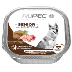 NUPEC COMIDA HÚMEDA SENIOR– PERRO 100gr