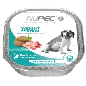 NUPEC COMIDA HÚMEDA WEIGHT CONTROL– PERRO 100gr