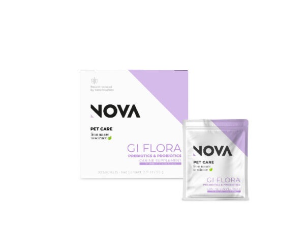 Probióticos y Prebióticos GI FLORA para perro – 30 Sobres