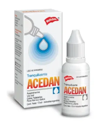 HOLLIDAY TRANQUILIZANTE ACEDAN GOTAS 10ML – SEDANTE Y CALMANTE PARA PERROS Y GATOS