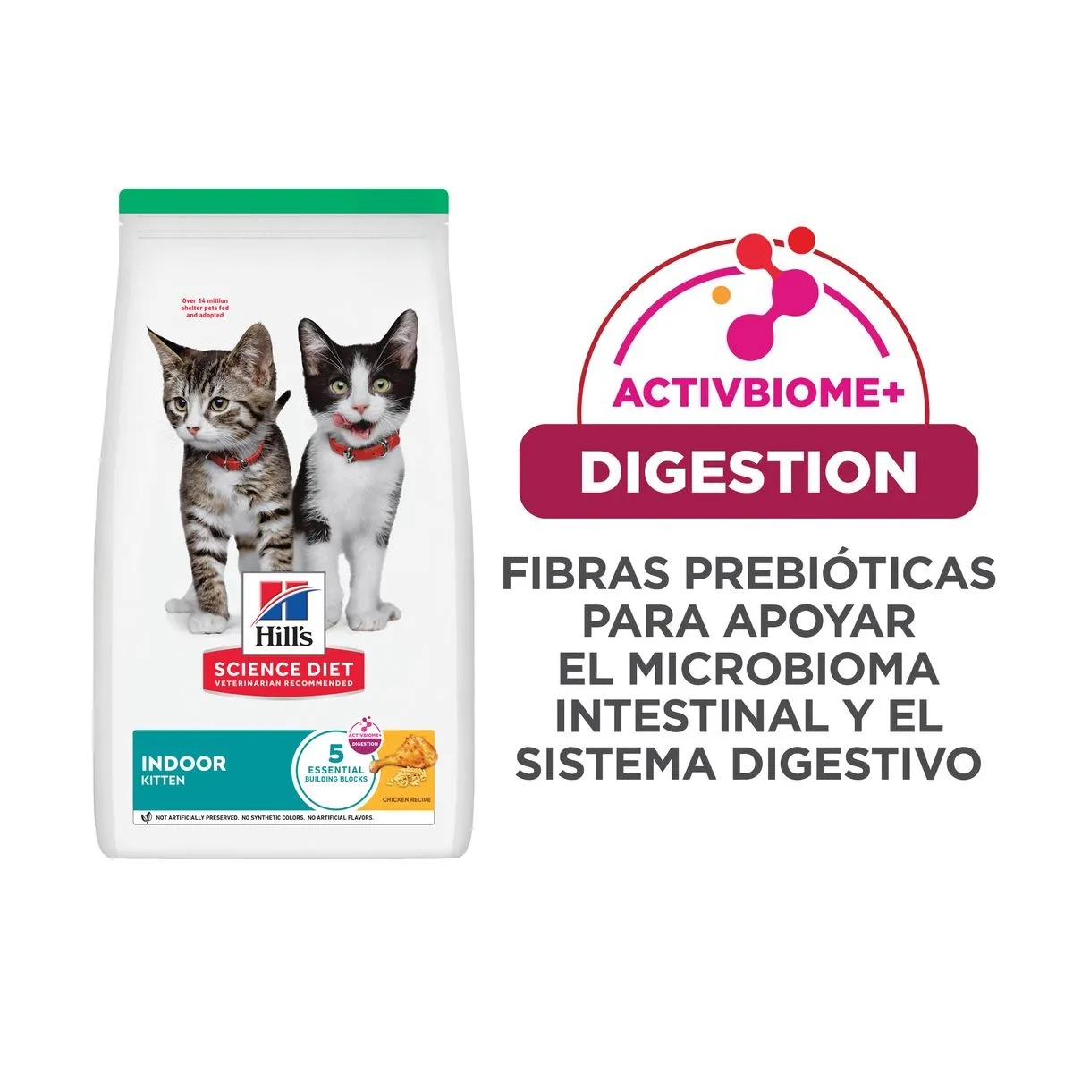 Concentrado Hills Kitten Indoor- Sabor Pollo 7lb